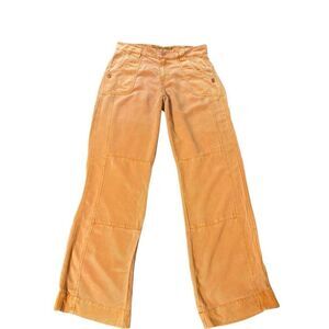 Pulp women's mid-rise butter scotch side panel Tencel bootcut pants  8/M